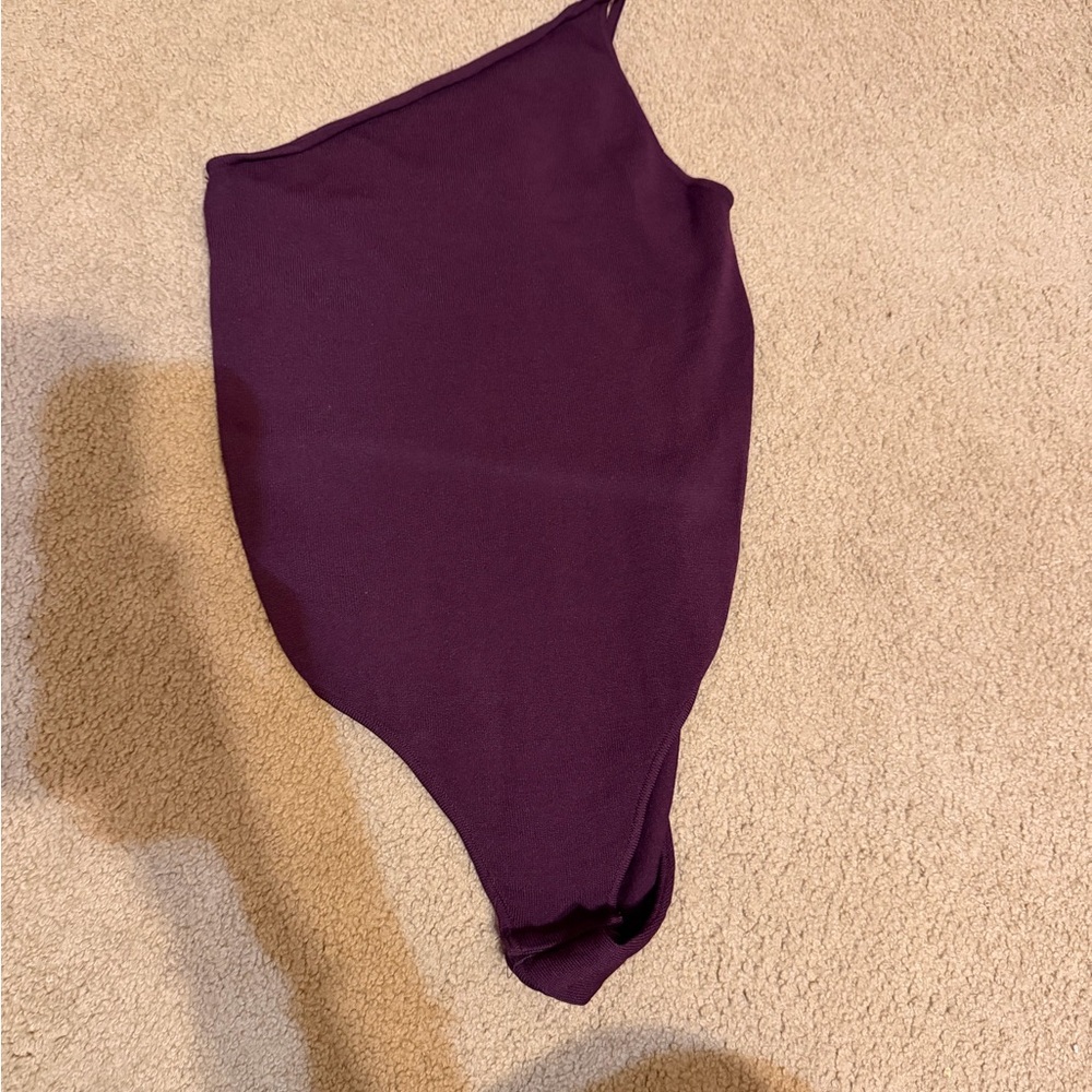 Women’s Plum Asymmetric Bodysuit
